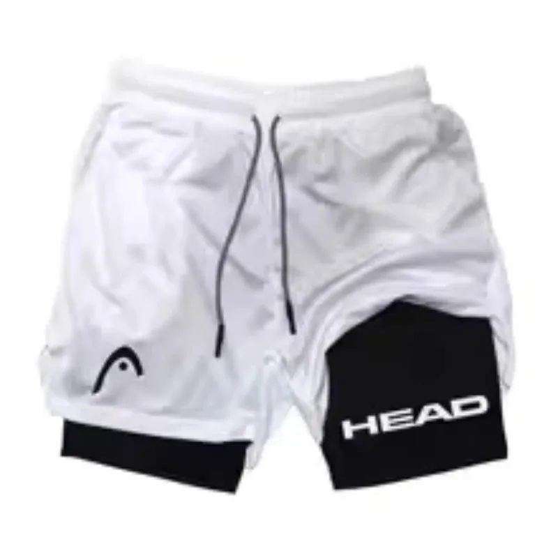 Running Shorts Men Fitness Gym Training 2-in-1 Sports Compression Fashion Quick Dry Workout Harajuku Jogging Double Deck Summer thumbnail 6