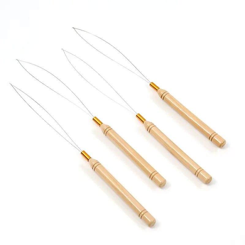 Hair Extensions Tool Kit - Micro Rings Loop Links Beads Needle Threader Wire Pulling Hook for Easy And Efficient Hair Extensions thumbnail 5