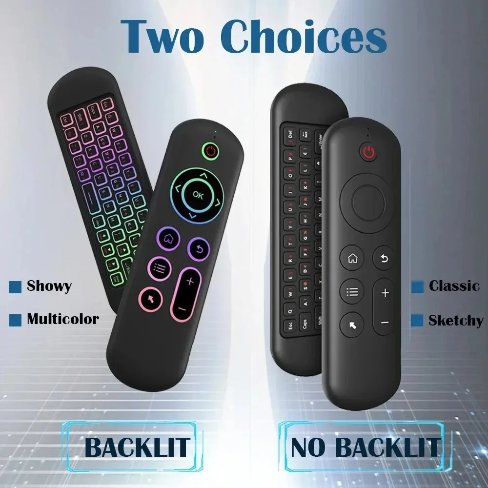 KEBIDUMEI Air Mouse Remote Control 2.4G Wireless Mouse Bluetooth Keyboard and Mouse Rechargeable Mini Keyboard for TV BOX Laptop thumbnail 3
