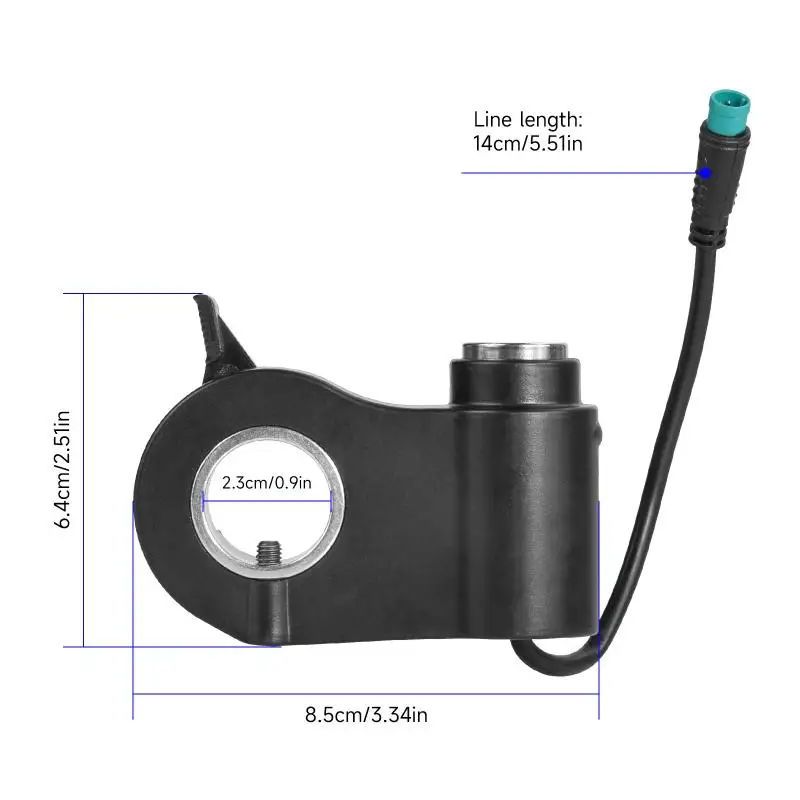 1Pc Electric Scooter Speed Dial Control With Lock Key Thumb Throttle Accelerator 5pin Finger Trigger For Kukirin G2 Max/G2 Pro" thumbnail 6
