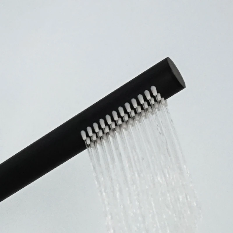 Brass Handheld Shower Head Round Hand Held Bath Sprinkler White/Brushed Gold/Chrome/Grey/Matte Black Bathroom Shower Sprayer thumbnail 2