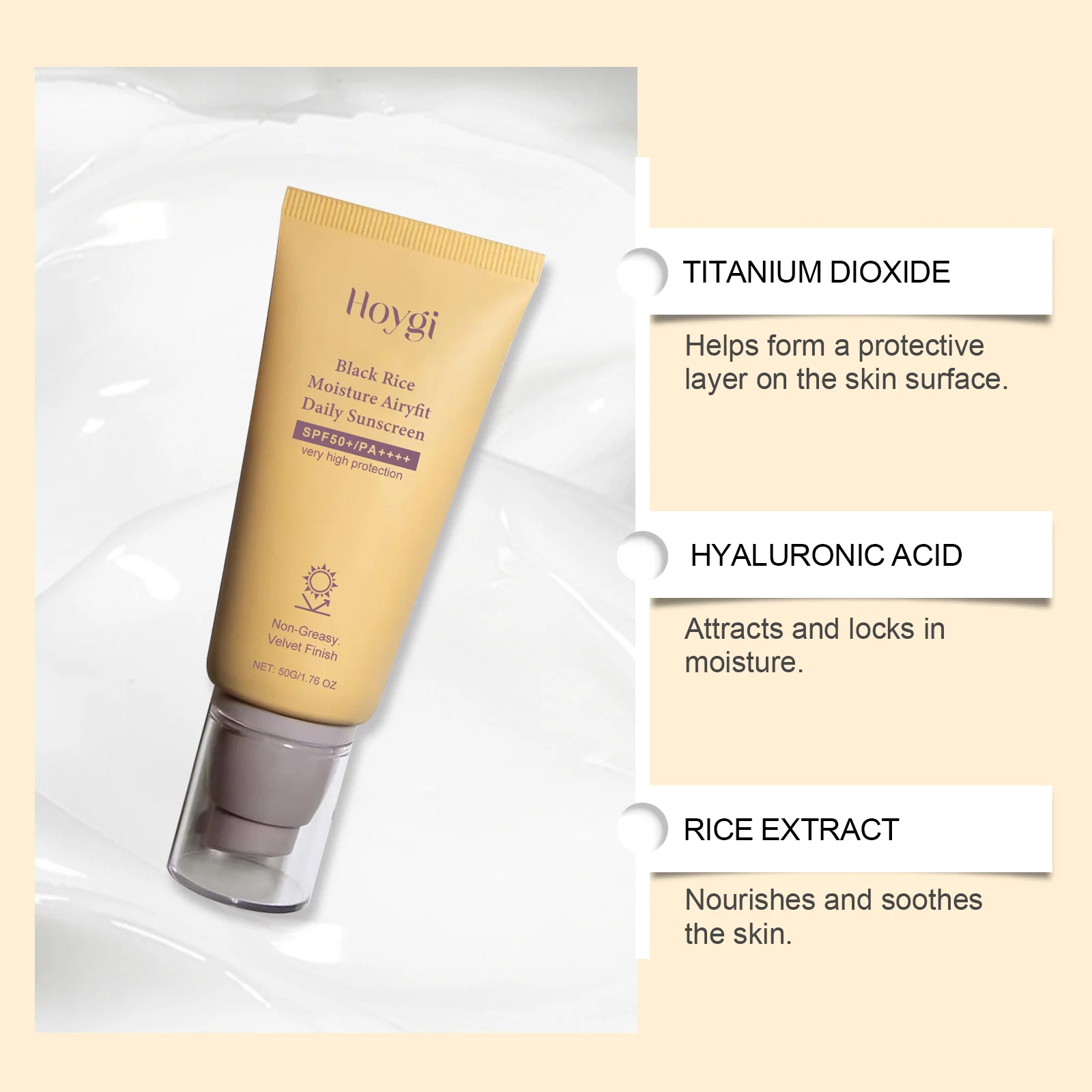 Sunscreen Cream for Face Body Anti UV Prevent Sunburn Oil-Control Waterproof Moisturizer Sunblock Skin Protective Cream thumbnail 3