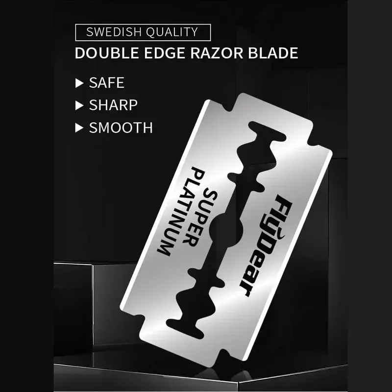 10/30/50/60/80Pcs Razor Stainless Steel Double-Blade Razor Razor Razor Old Fashioned Razor Manual Shaving For Men thumbnail 6