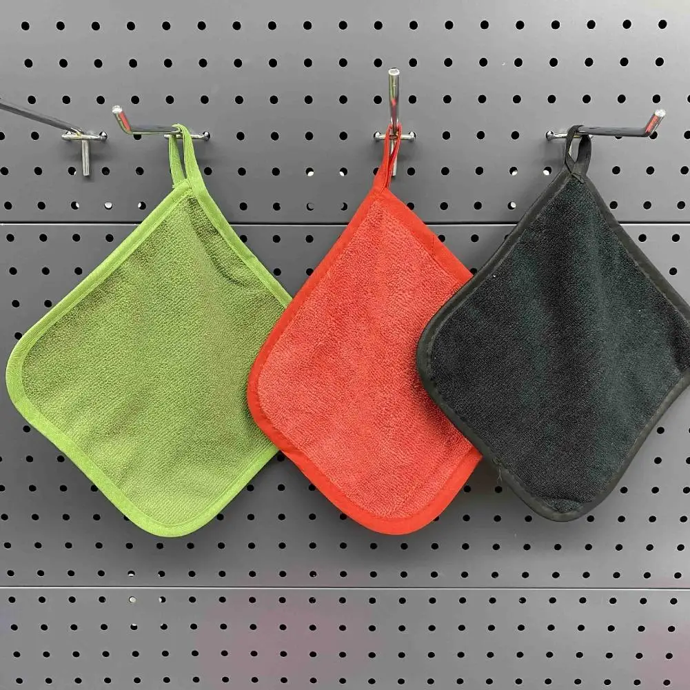 High Temperature Resistant Kitchen Baking Set Thickened Loop Cloth Insulation Gloves Microwave Oven Insulation Pad thumbnail 6
