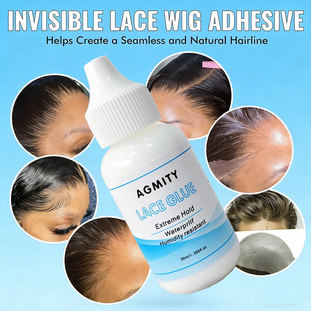 Lace Front Wig Glue Extra Hold Waterproof 38ml Super Bonding Adhesive Glue For Wig Cap 1Pcs Hair Glue Hair Styling Tools thumbnail 3