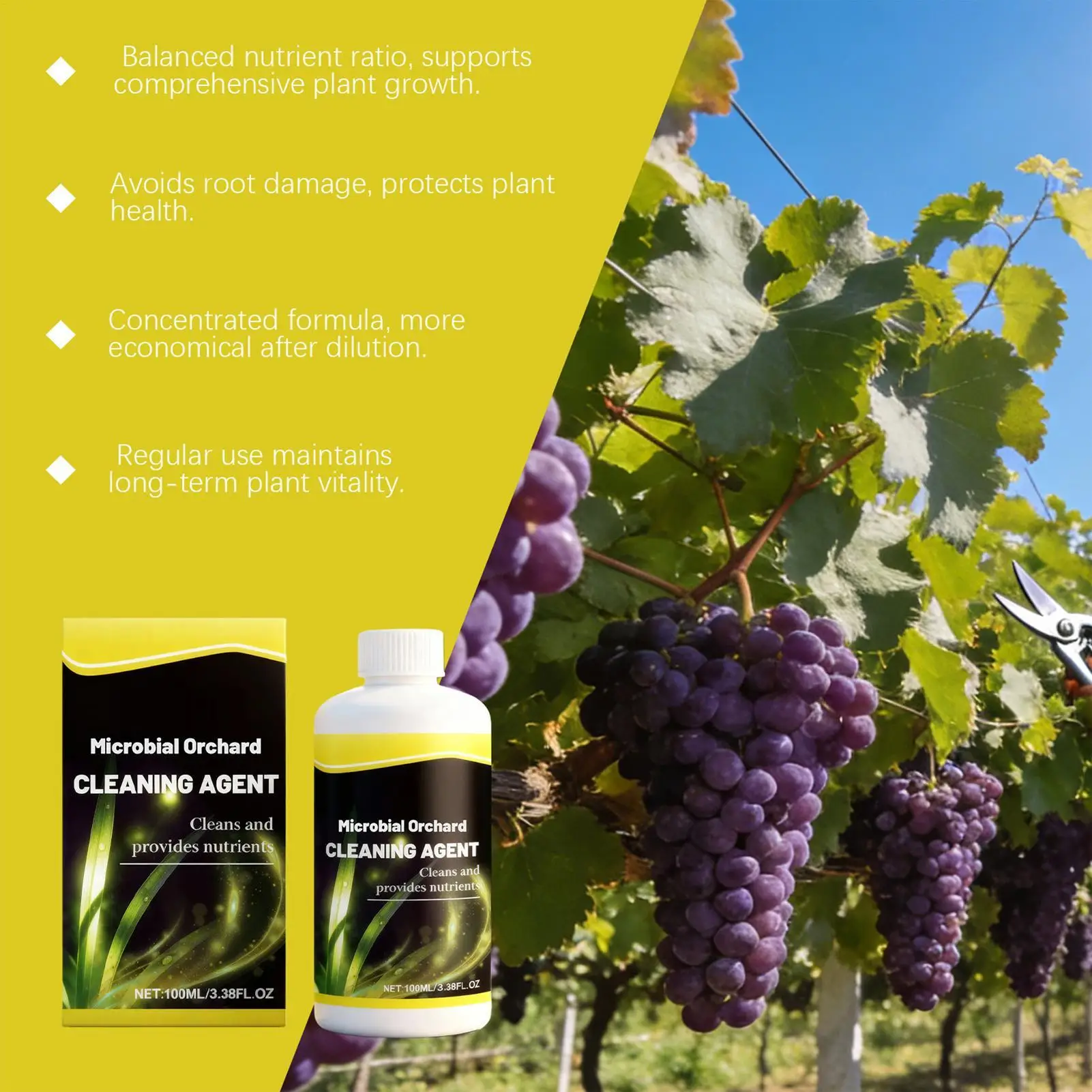 Citrus Fertilizer  Plant Nutrients Orchard Cleaning Nutrient Solution Lemon Tree Fertilizer Root Stimulator Leaf Growth Nutrient thumbnail 3