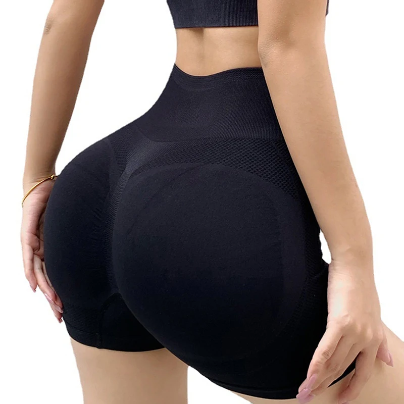 Women Shorts Sports For Women New Cycling Jogging Fitness High Waist Push Up Gym Shorts Leggings Women Yoga Clothing thumbnail 3