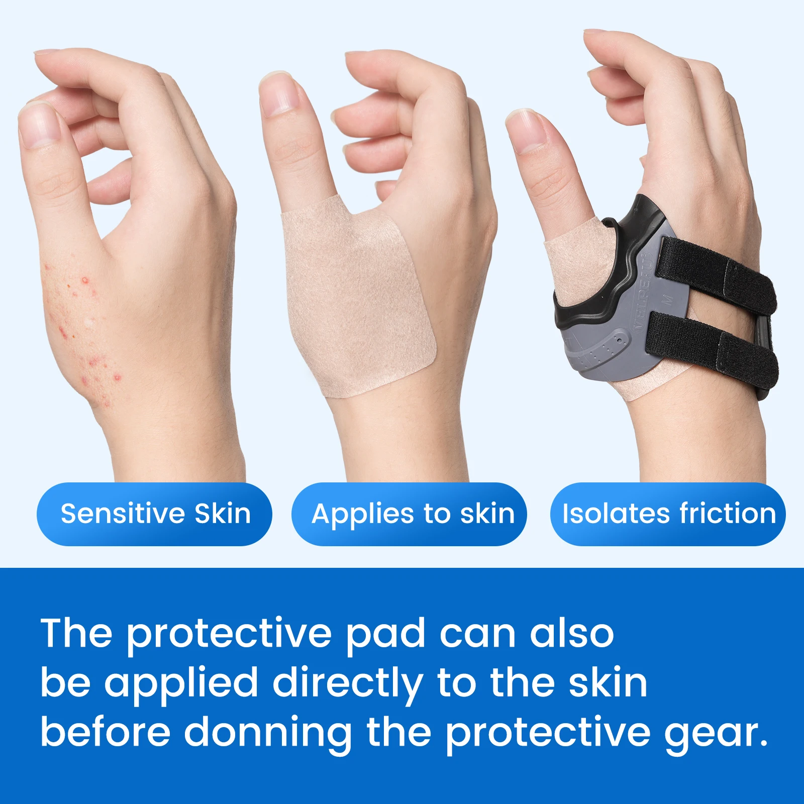 VELPEAU Medical Non-Woven Protective Pad, Suitable for Sensitive Skin and Areas Surrounding Wounds, Auxiliary Patch thumbnail 5