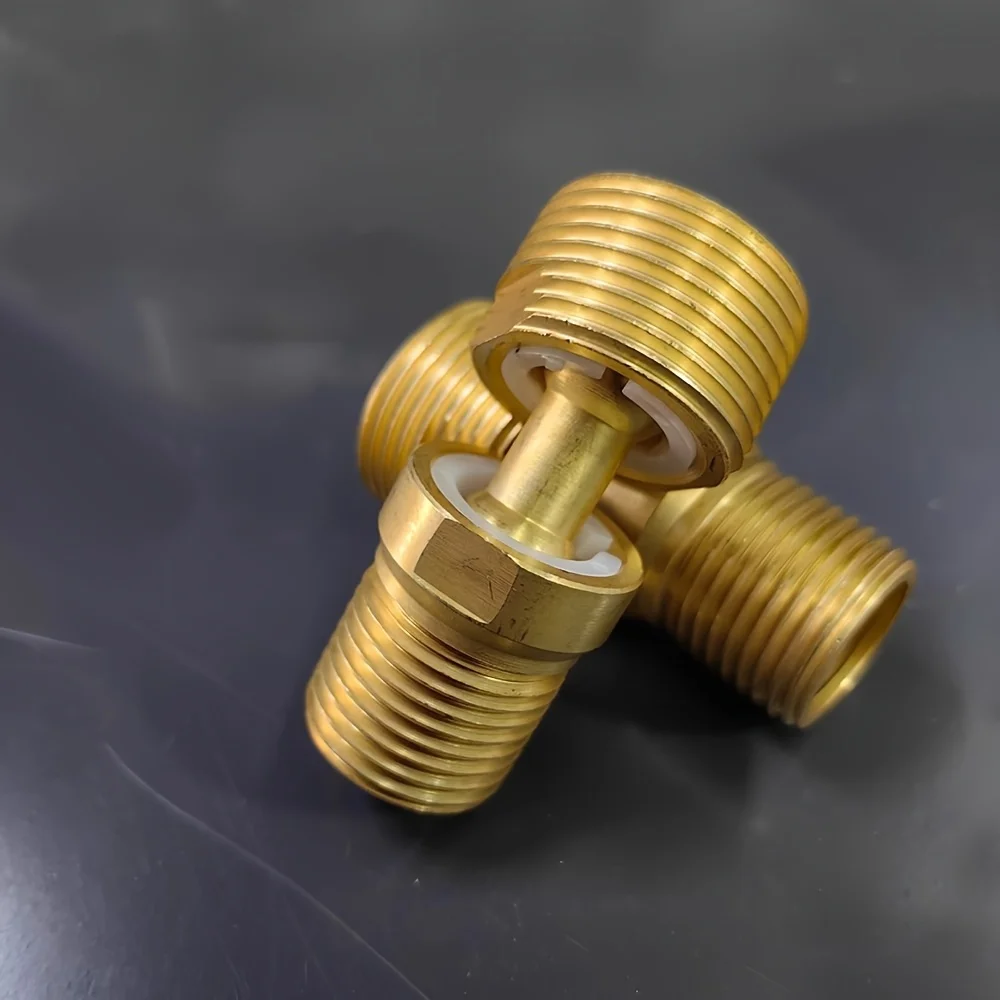 Wall Mounted Eccentric Screw Brass 360° Rotatable Adjustable Angled Curved Foot Universal Curved Foot Shower Faucet Adapter thumbnail 5