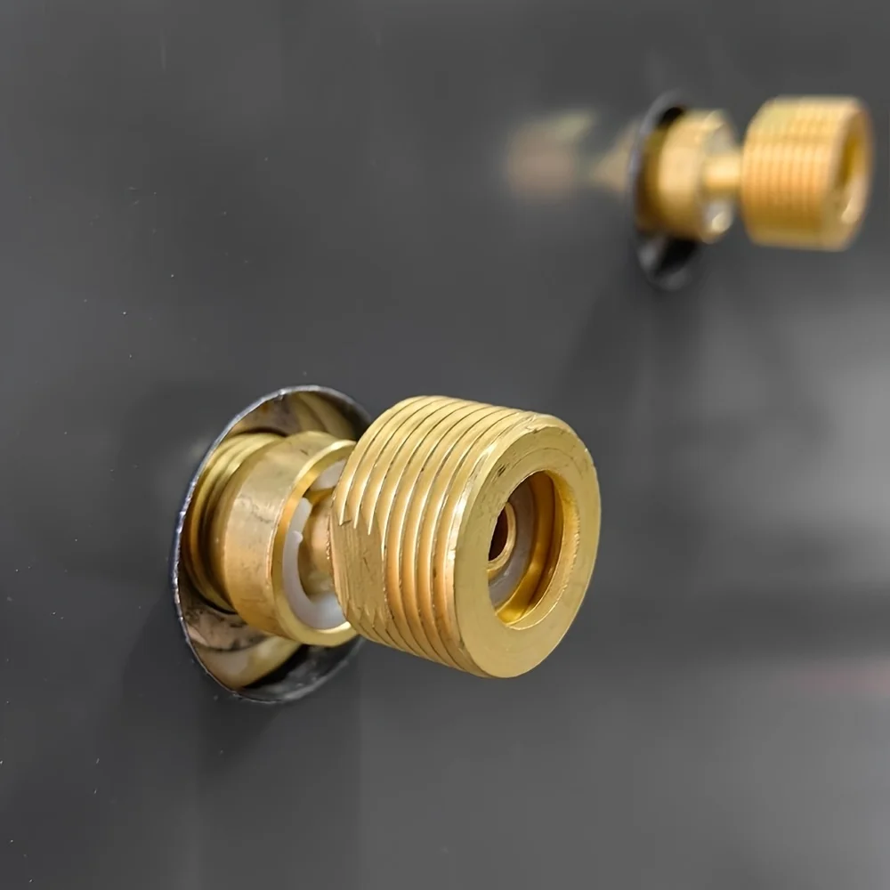 Wall Mounted Eccentric Screw Brass 360° Rotatable Adjustable Angled Curved Foot Universal Curved Foot Shower Faucet Adapter thumbnail 4