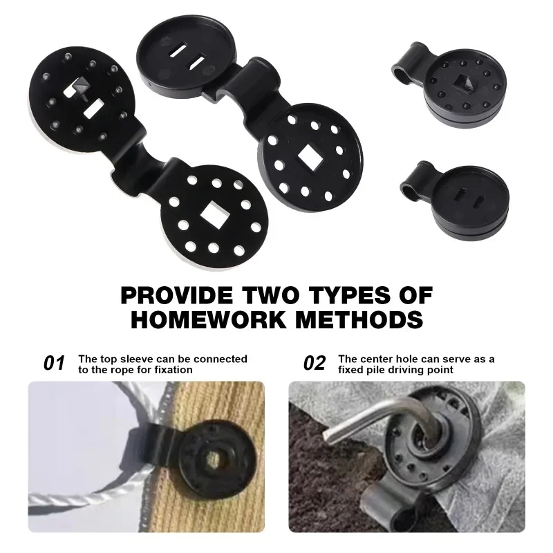 20/50/100 Pcs Plastic Awning Clips Sun Shade Cloth Fasteners for Camping Garden Net Fence Fixing Clamps Outdoor Shelter Hooks thumbnail 4