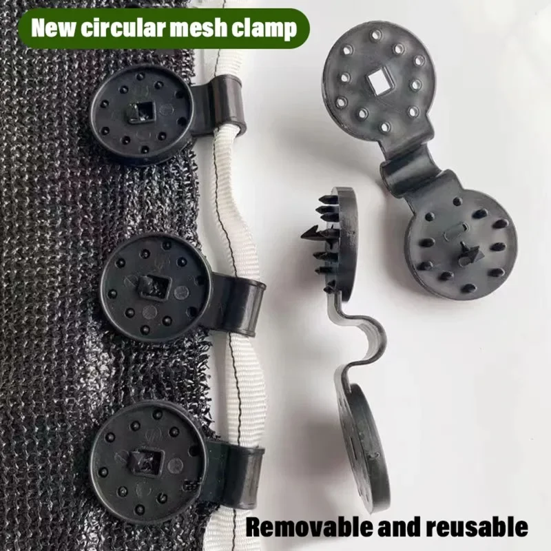 20/50/100 Pcs Plastic Awning Clips Sun Shade Cloth Fasteners for Camping Garden Net Fence Fixing Clamps Outdoor Shelter Hooks thumbnail 3