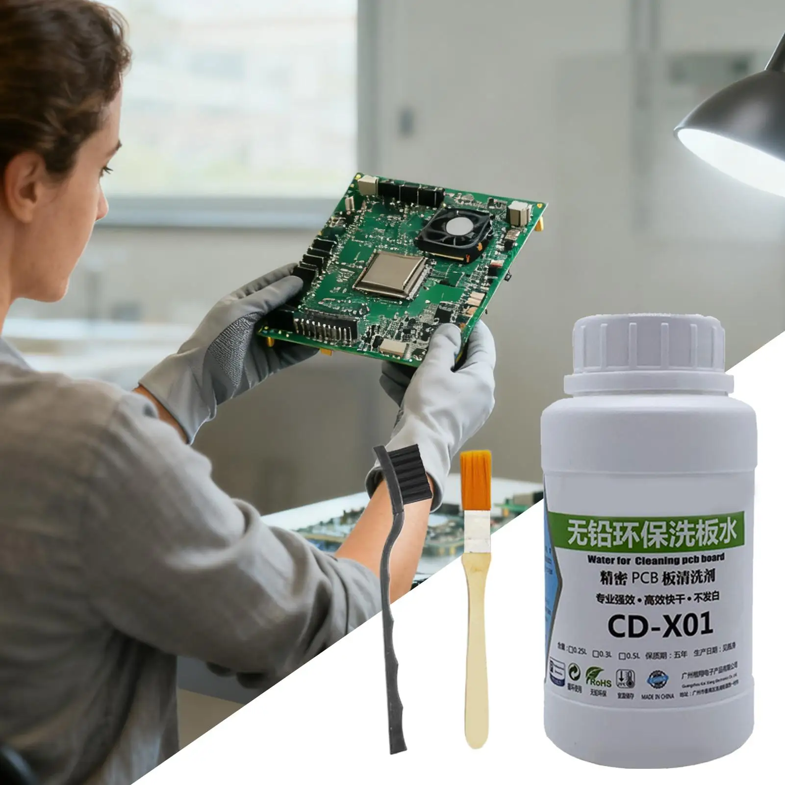 100ml /250ML PCB Motherboard Cleaner Liquid Multifunctional Effective Electronics Cleaning Agent Contact Cleaner  Fast Drying thumbnail 6