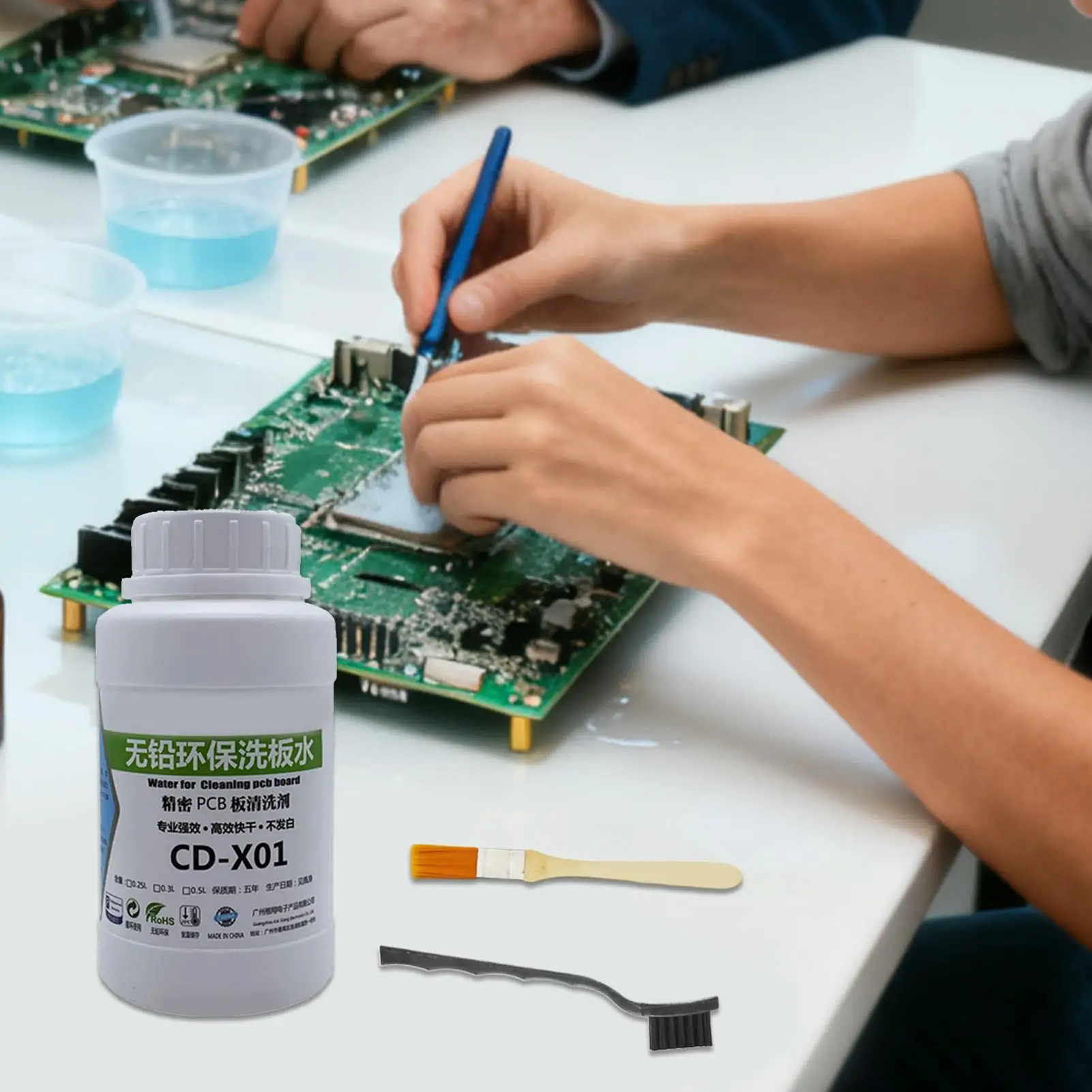 100ml /250ML PCB Motherboard Cleaner Liquid Multifunctional Effective Electronics Cleaning Agent Contact Cleaner  Fast Drying thumbnail 5
