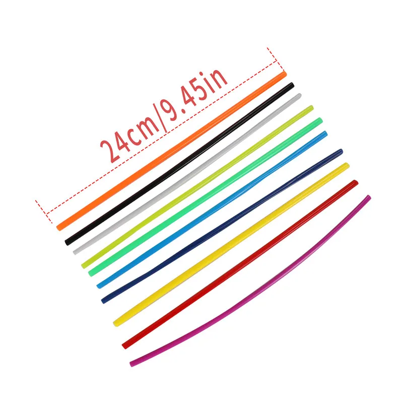 72PCS 24cm Universal Dirt Bike Spoke Covers Motorcycle Wheel Rim Skins Protector Motocross Bicycle Bike Spoke Wrap Kit thumbnail 2