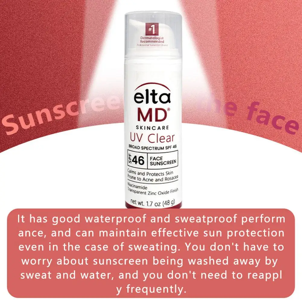 Elta MD UV Clear Facial Sunscreen Stable Protective Barrier Efficient Sunscreen SPF46 Hyaluronic Acid Moisturizing Soothing thumbnail 6