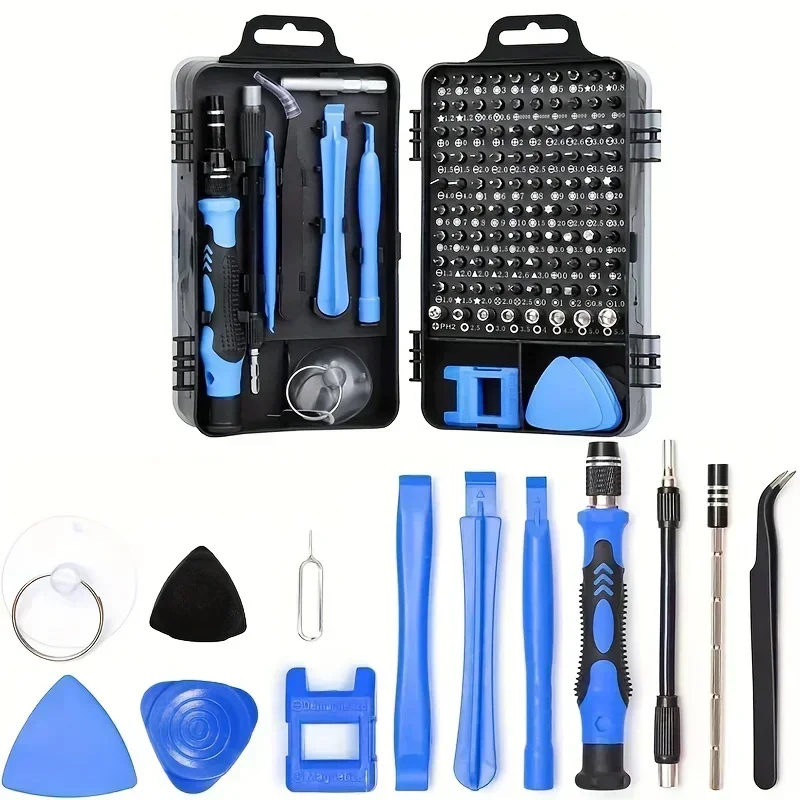 Home Repair 115-in-1 Precision Screwdriver Set for Phones, Computers, and Watches Magnetic Repair Tool Set thumbnail 2