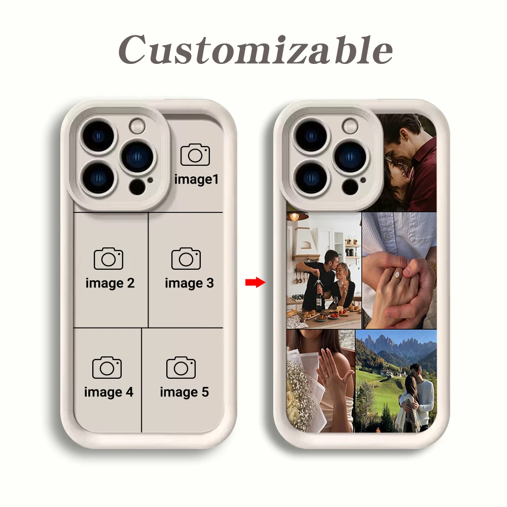 Personalized Photo Shockproof Soft TPU Phone Case For iPhone 17 Pro 16 15 14 13 12 11 Pro Max SE 2022 Plus16e X XR 7 8 17 Cover thumbnail 3