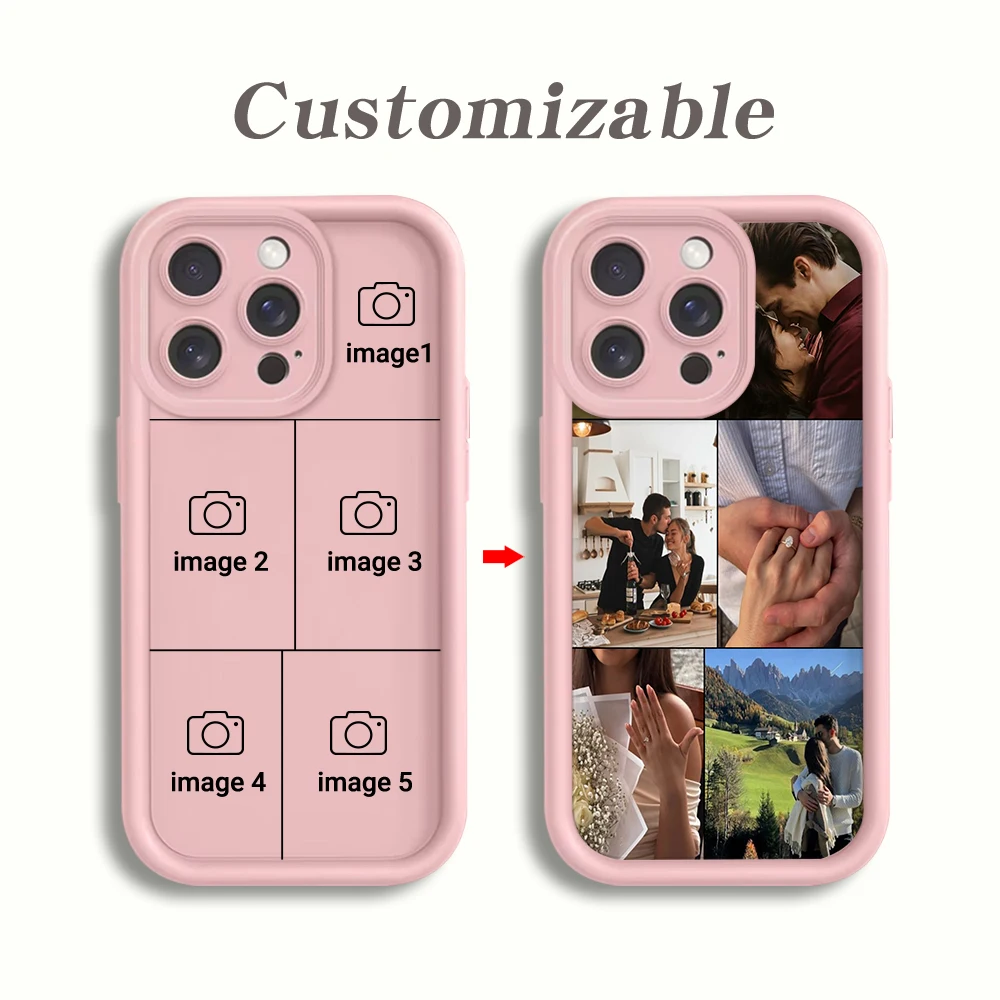 Personalized Photo Shockproof Soft TPU Phone Case For iPhone 17 Pro 16 15 14 13 12 11 Pro Max SE 2022 Plus16e X XR 7 8 17 Cover thumbnail 2
