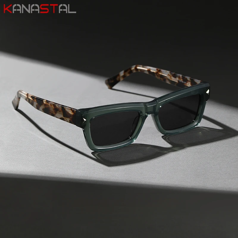 Women Polarized Sunglasses Men UV400 Sun Glasses Acetate Eyeglasses Frame Travel Outdoor Beach Goggles Anti Glare Shade Eyewear thumbnail 2