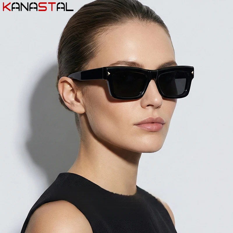 Women Polarized Sunglasses Men UV400 Sun Glasses Acetate Eyeglasses Frame Travel Outdoor Beach Goggles Anti Glare Shade Eyewear thumbnail 3