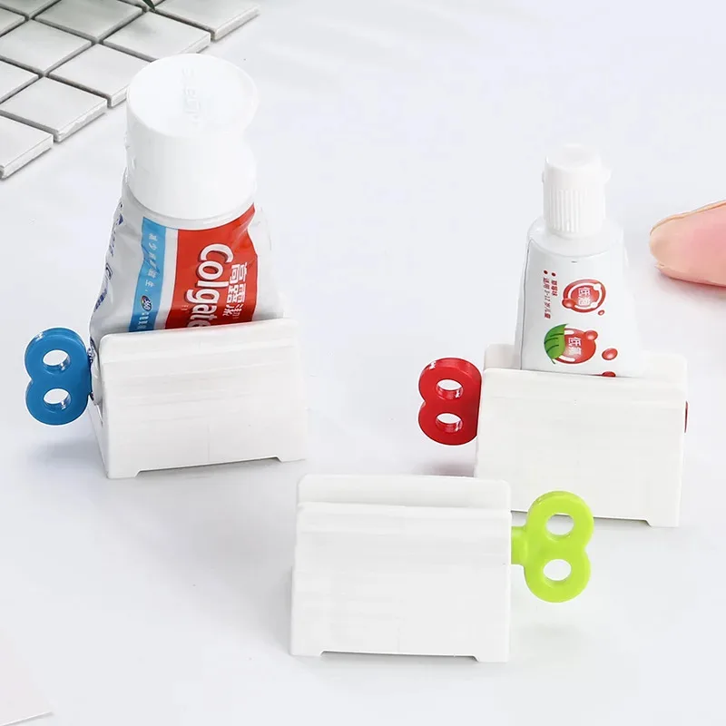 1/2pcs Hand Cream Facial Cleanser Dispenser Holder Squeezer Toothpaste Squeezers Holder Portable Manual Squeeze Tools Household thumbnail 4