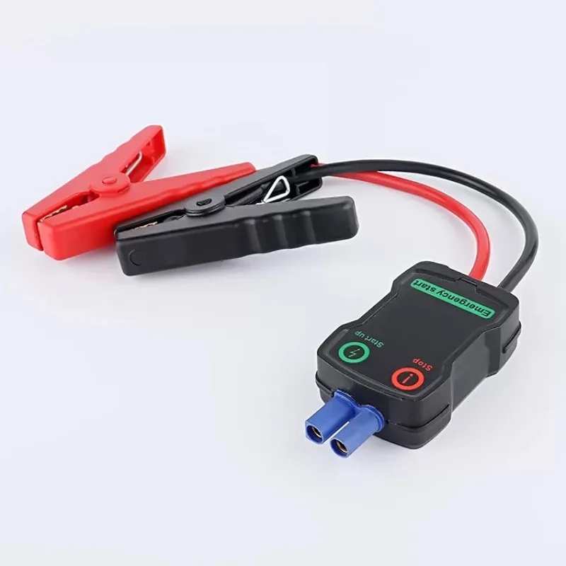 12V Car Jump Starter Intelligent Emergency Battery Alligator Clamps Red-Black Clips Auto Booster Cable for 12V Cars thumbnail 2