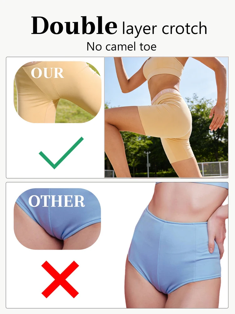 2pcs Women's High Waisted Boxer Briefs Cotton Plus Size Panties Sexy Elastic Waistband Sports Shorts Casual Comfortable Lingerie thumbnail 4