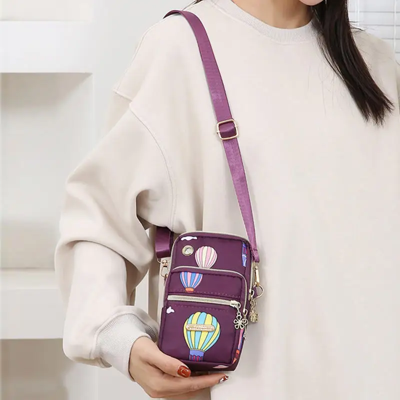 Crossbody Phone Bag for Women Men Sport Small Wrist Shoulder Bag Fashion Multilayer Handbags Anti Theft RFID Wallet thumbnail 2