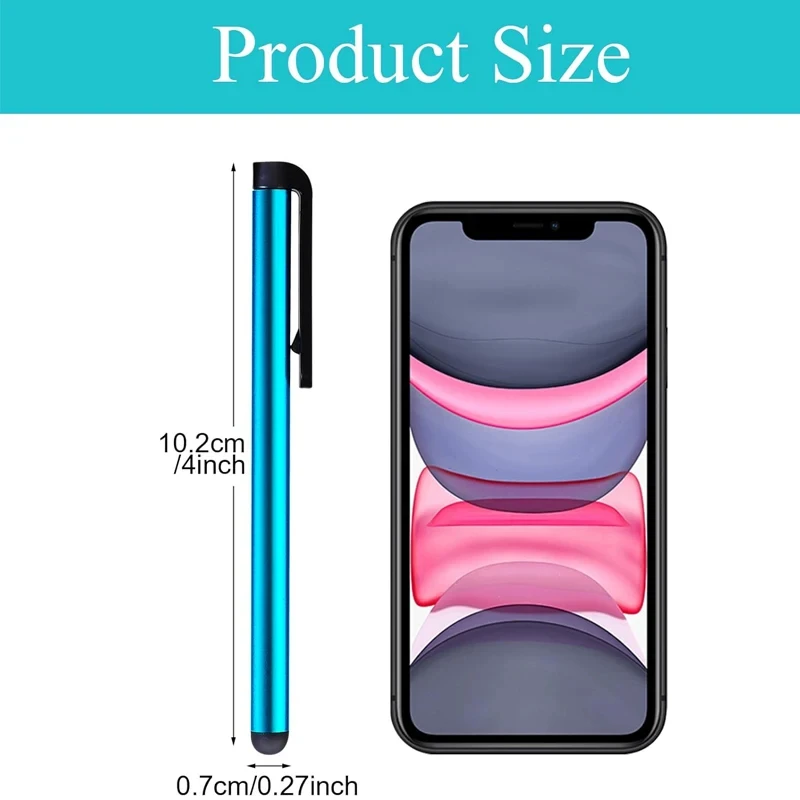 10pcs Stylus Pen For iPad Apple Pencil Touch Pen For Android IOS Windows Tablet Phone Pen For iPhone Huawei Samsung Xiaomi thumbnail 3