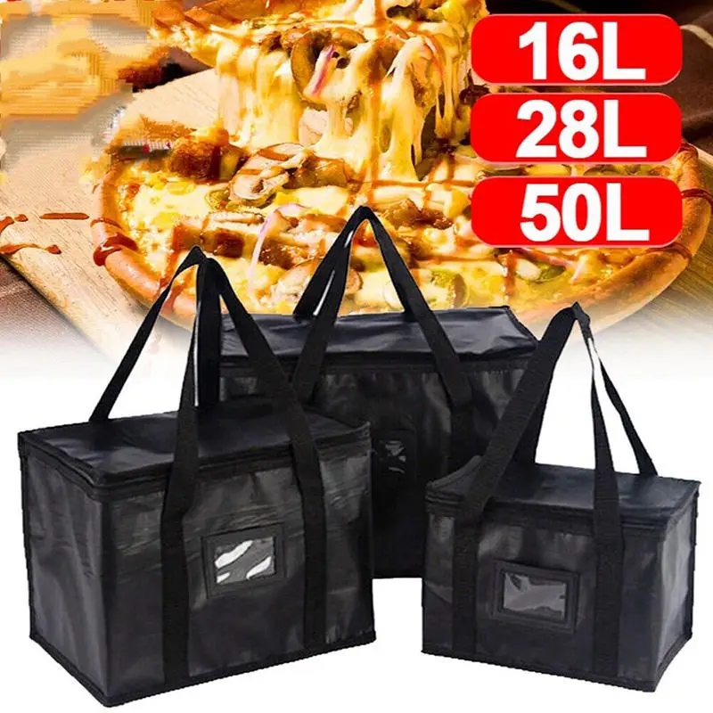 16/28/50/70L Insulated Thermal Cooler Bag Insulation To Keep Cold Large Capacity Portable Lunch Bag Zip Picnic Tin Foil Food Bag thumbnail 2