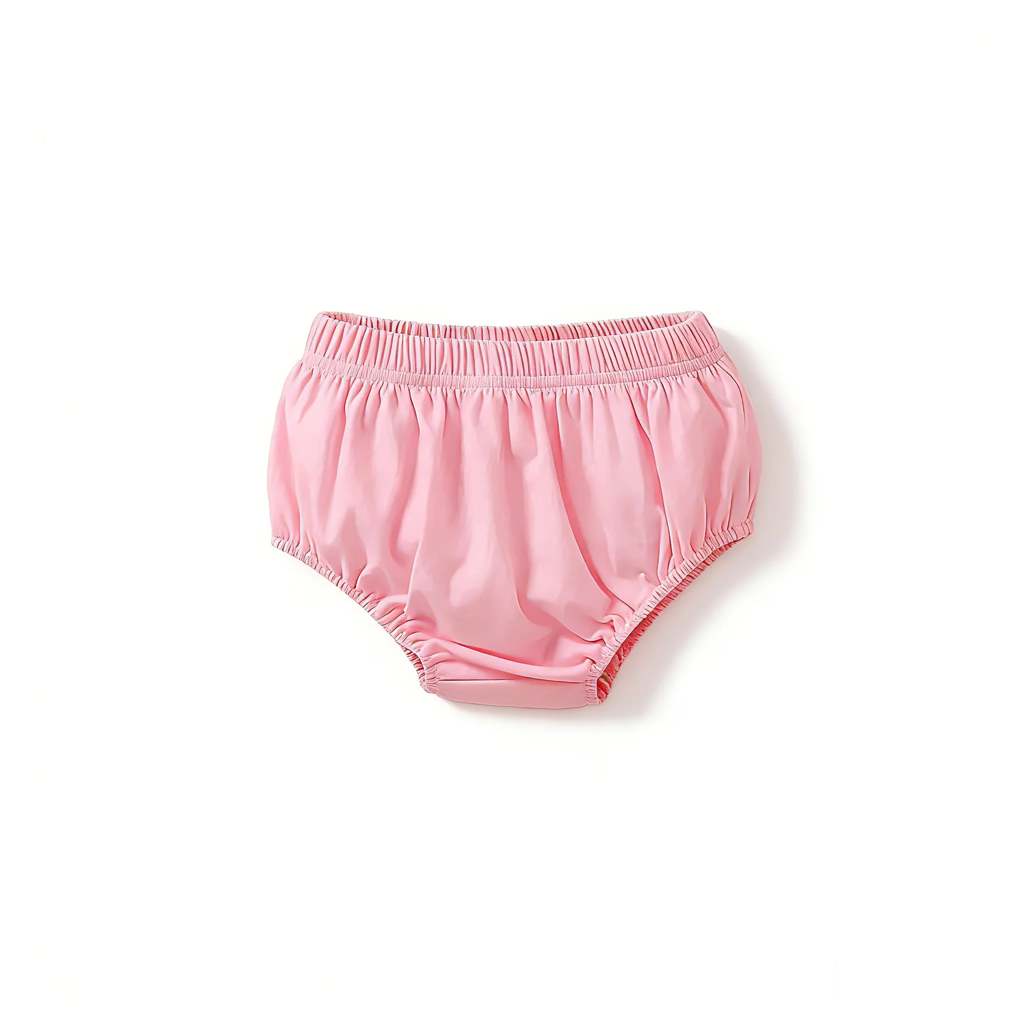 2pcs Solid Color Infant Toddler Underwear Soft Cotton Baby Girls and Baby Boys Unisex Diaper Covers Bloomers thumbnail 4