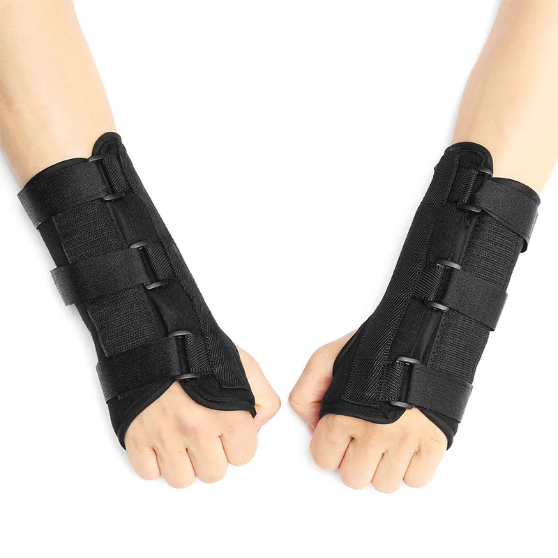 Sports Fitness Hand Wrist Brace Full Support Brace Sprain Forearm Splint Strap for Indoor Outdoor Sports thumbnail 3
