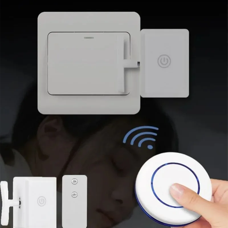 Wireless Control Light Switch Off Tool Automatic Button Indoor Light Switch Button Portable Smart Wireless Control Button thumbnail 2