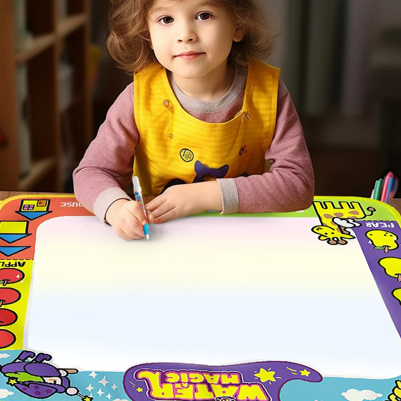 Reusable Children's Watercolor Painting Pad Portable No-Mess Creative Toy Ideal Birthday Gift for Kids Christmas thumbnail 2