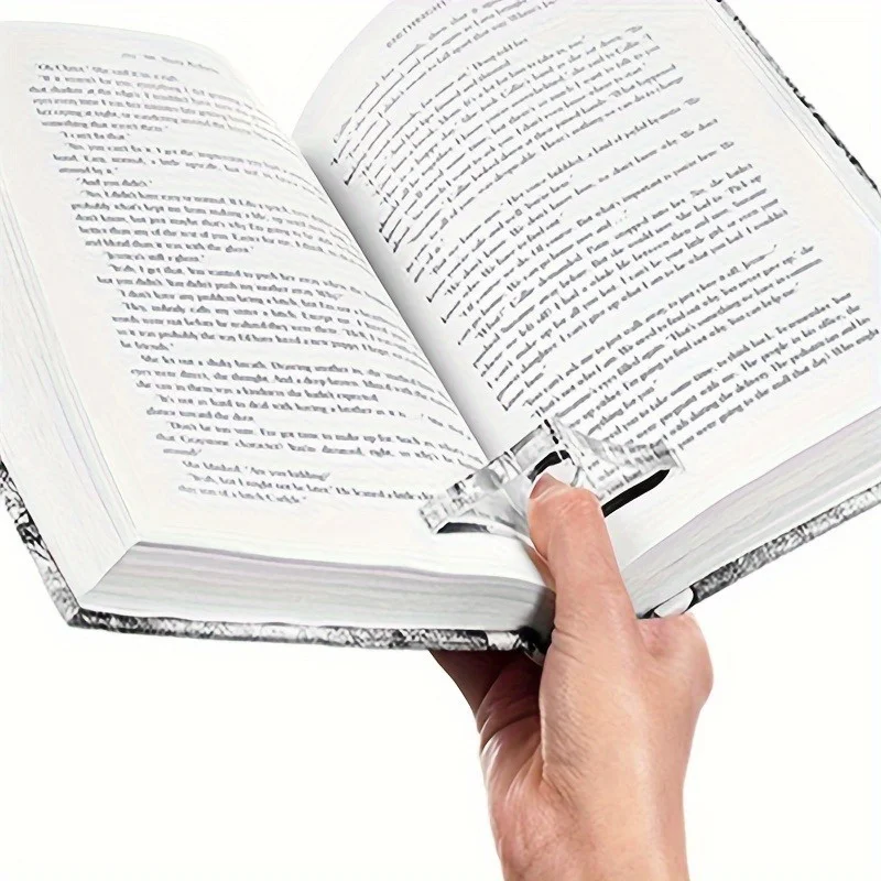 Clear Acrylic Thumb Book Supporter - Book Page Expander Bookmark thumbnail 4