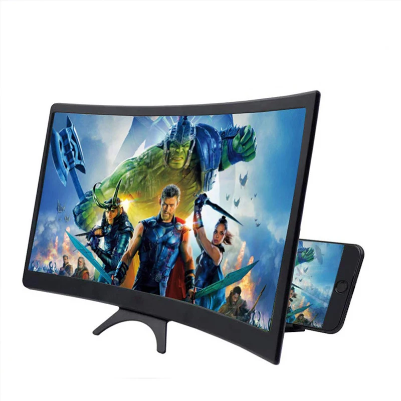 Curved screen phone screen amplifier 12-inch curved screen amplifier 3D mobile phone screen magnifier thumbnail 4