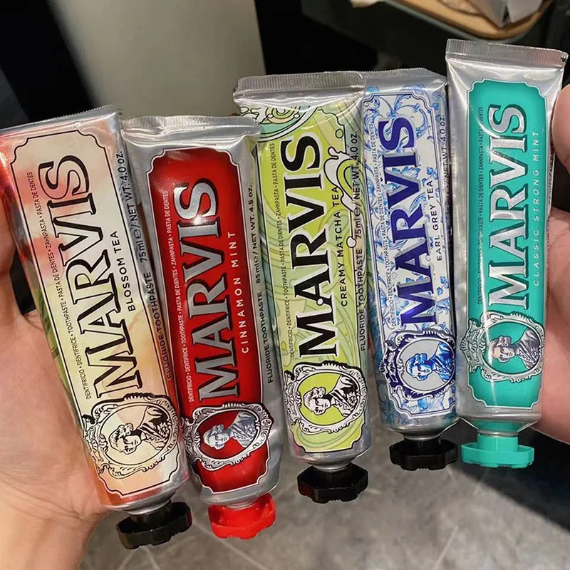 Italy Marvis Natural Mint Fresh Breath Toothpaste Effectively Prevents Tooth Decay Strengthens Tooth Enamel Fresh Toothpaste thumbnail 6