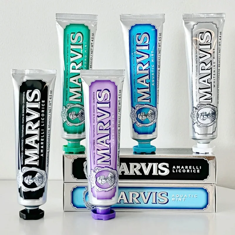 Italy Marvis Natural Mint Fresh Breath Toothpaste Effectively Prevents Tooth Decay Strengthens Tooth Enamel Fresh Toothpaste thumbnail 4