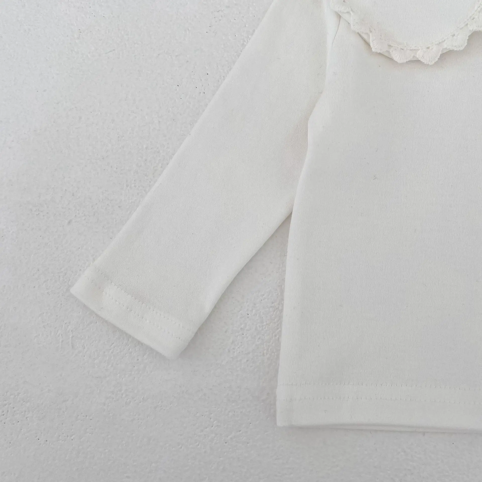 New Baby and Children's Clothing Female Baby Doll Collar Long Sleeve Bottom Top thumbnail 5
