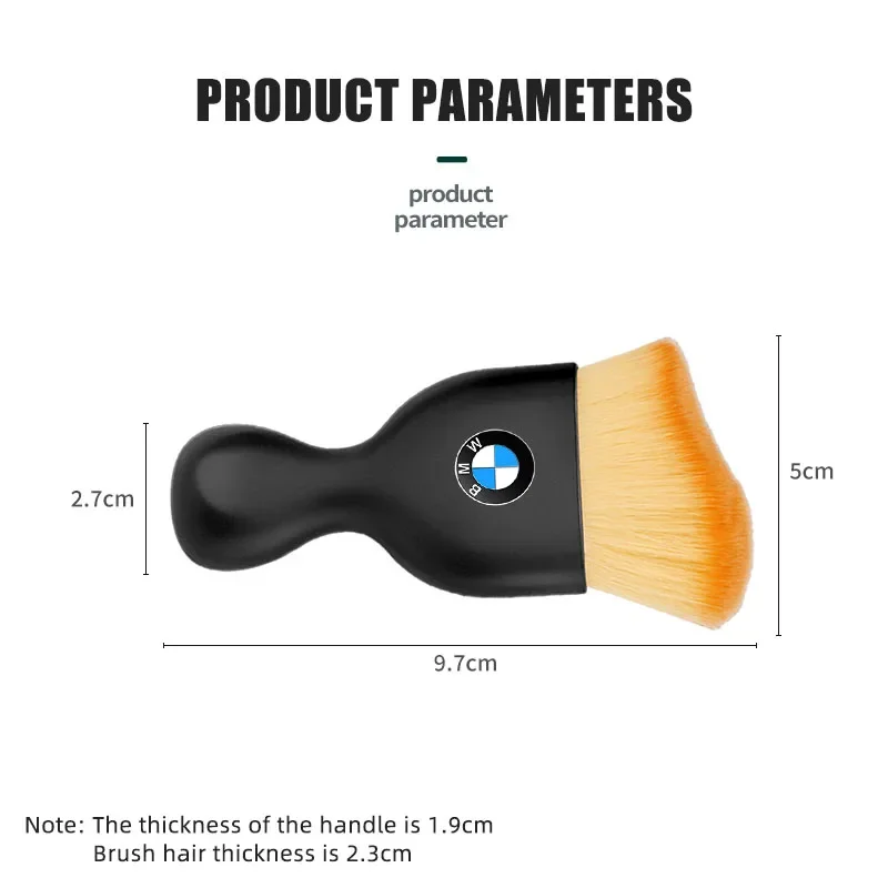 Car interior cleaning brush dust sweeping soft brush For BMW Performance E46 E90 F10 F30 X3 F20 E60 E70 E39 E36 E87 G11 thumbnail 3