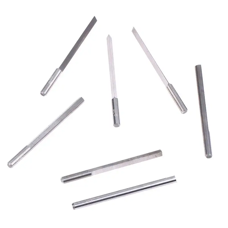 1pcs Tungsten Steel Angle Cutter Engraving Knives Jewelry Pneumatic Graver Parts Spatula Triangle Metal Blades DIY Making Tools thumbnail 5