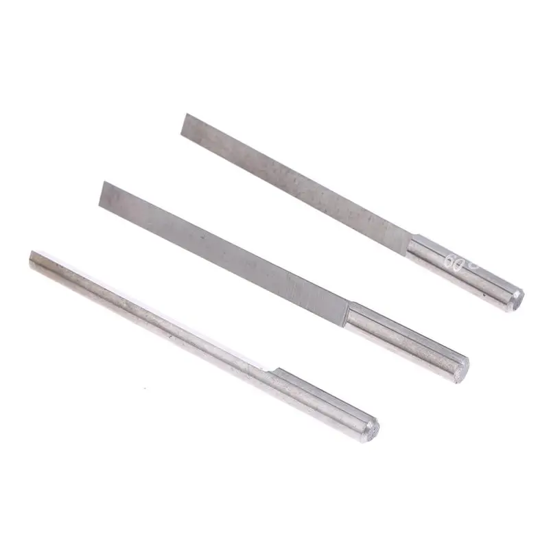 1pcs Tungsten Steel Angle Cutter Engraving Knives Jewelry Pneumatic Graver Parts Spatula Triangle Metal Blades DIY Making Tools thumbnail 6
