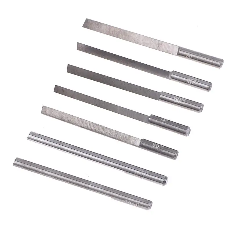 1pcs Tungsten Steel Angle Cutter Engraving Knives Jewelry Pneumatic Graver Parts Spatula Triangle Metal Blades DIY Making Tools thumbnail 2