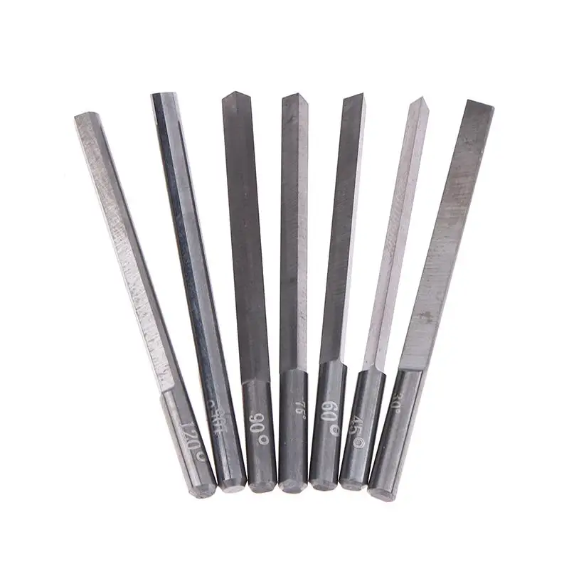 1pcs Tungsten Steel Angle Cutter Engraving Knives Jewelry Pneumatic Graver Parts Spatula Triangle Metal Blades DIY Making Tools thumbnail 3