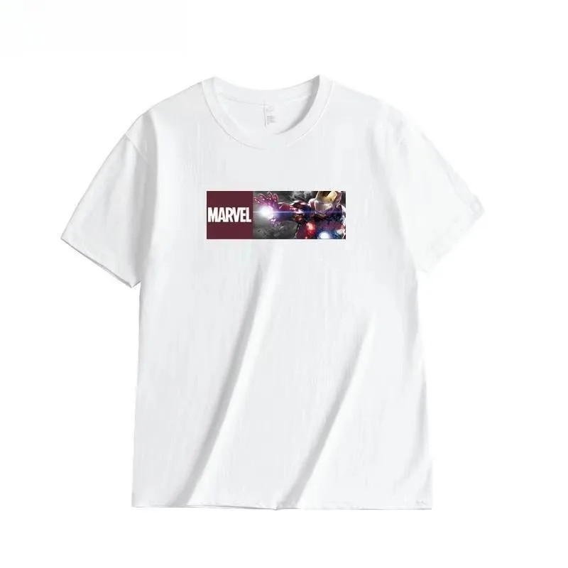 Marvel venom Cotton Casual Short Sleeve Tees Superhero Graphic Print Comic Streetwear Kid Tshirt Clothing Parent child Tops thumbnail 6