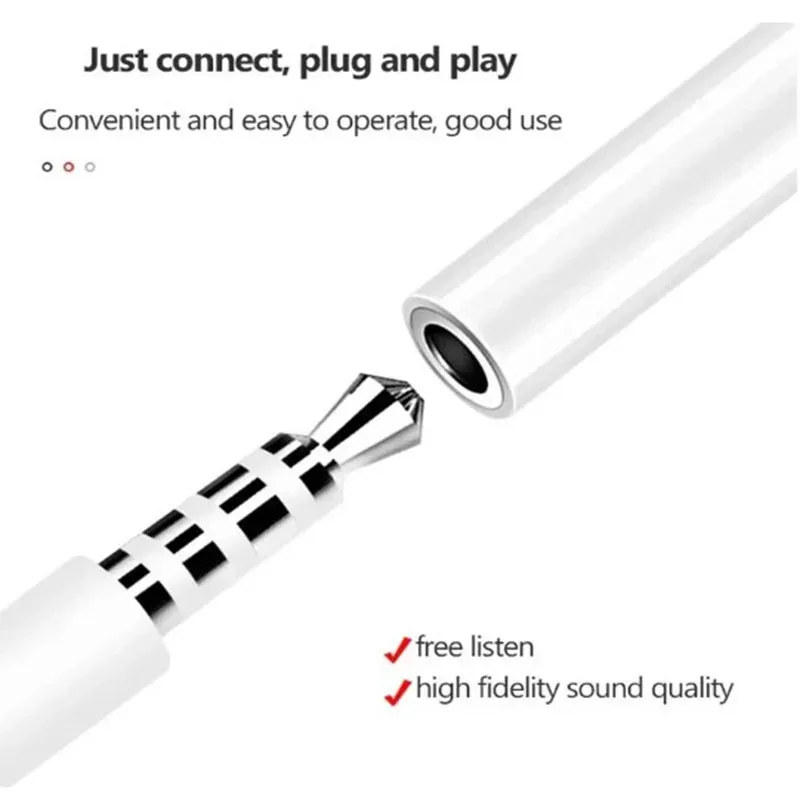 1-6pcs For Lighting Headphone Adapter for IPhone 11 12 13 14 Pro Max 12Mini SE XR X 8 7 + IOS To 3.5 Mm Jack AUX Audio Cable thumbnail 6
