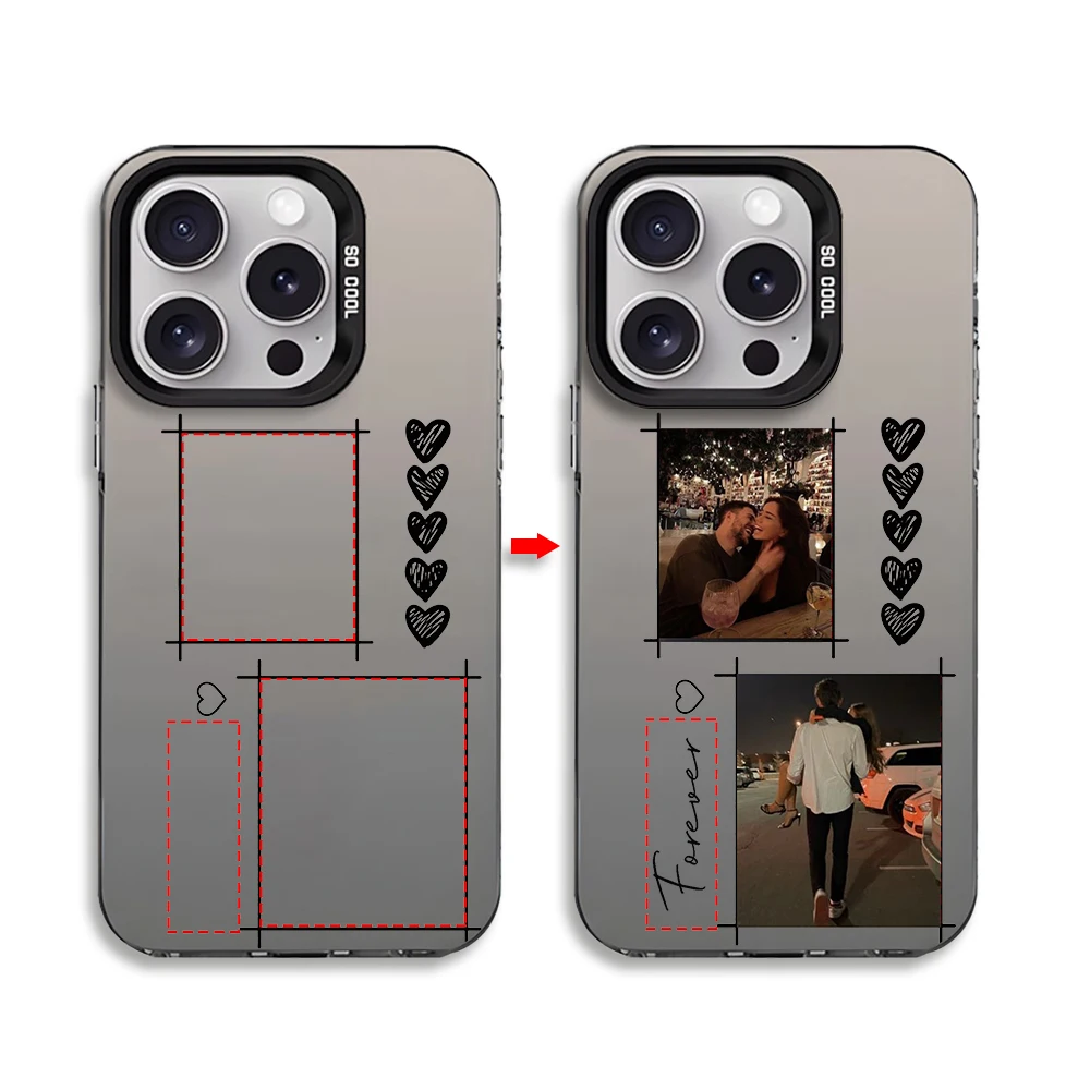 DIY Name Personalised Photos Customized Luxury IMD Cover For iPhone 11 12 13 14 15 16 17 Air Pro Max 7 8 Plus X XS XR 16E Gift thumbnail 2