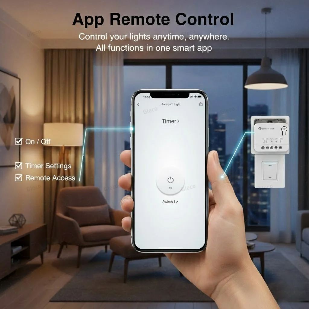 Zigbee Switch Module Extreme Mini 10A/16A Relay Breaker Relay 220V 110V Tuya Smart Life Switches Voice Control with Alexa Google thumbnail 5