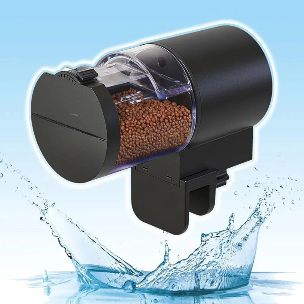 Automatic Fish Feeder With Timer IP66 Waterproof Auto Fish Tank Feeder 100ml Capacity Food Dispenser For Fish/Turtle thumbnail 6
